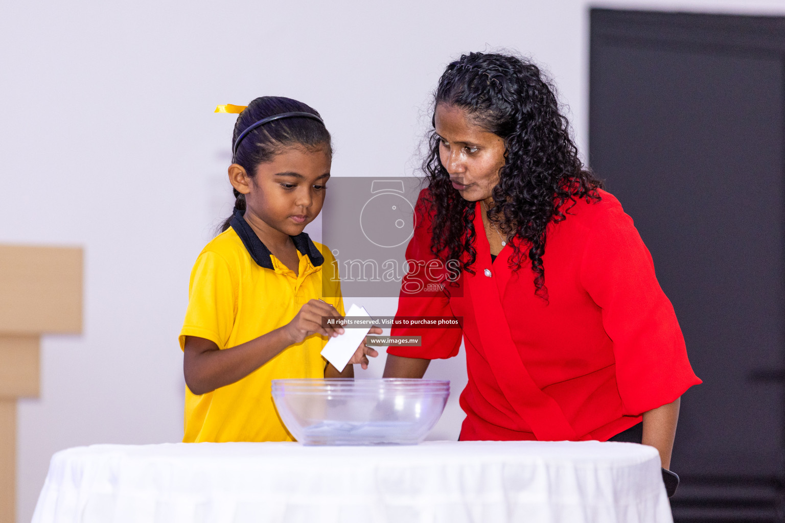 Draw Ceremony of Nestle' Kids Netball Fiesta 2023 held in Salaahudheen School, Hulhumale', Maldives on Monday, 27th November 2023. Photos: Nausham Waheed / images.mv