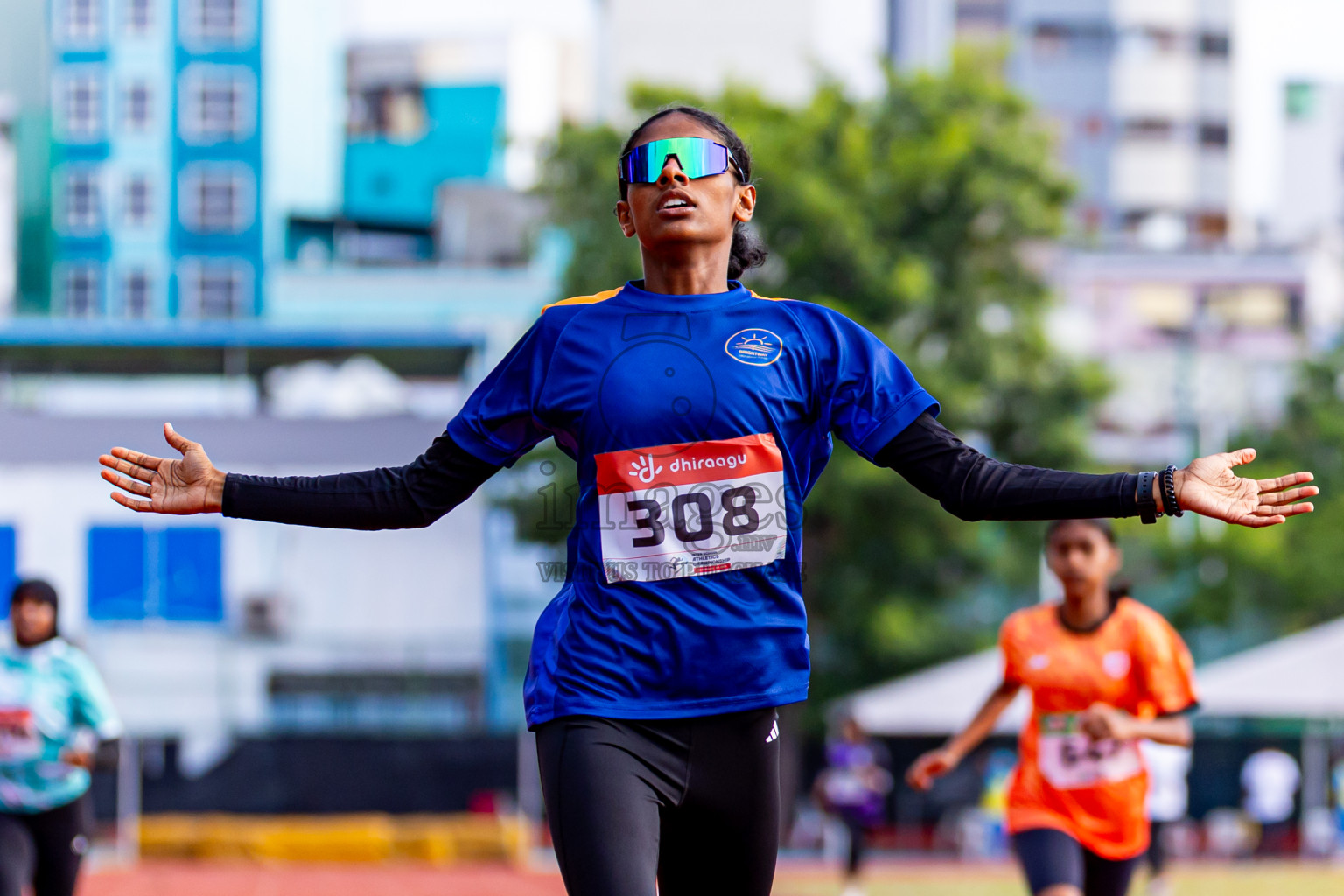 Day 5 of Inter-school Athletics Championship 2025 held in Ekuveni Synthetic Track, Male', Maldives on Saturday, 11th October 2025. Photos by: Nausham Waheed / Images.mv