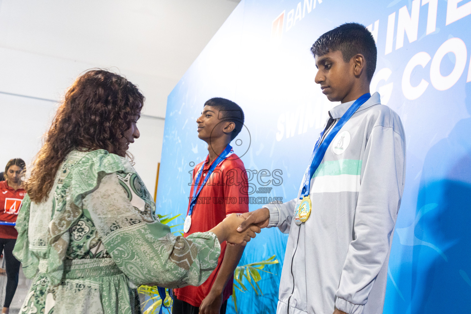 Day 4 of 20th Inter-school Swimming Competition 2024 held in Hulhumale', Maldives on Tuesday, 15th October 2024. Photos: Ismail Thoriq / images.mv