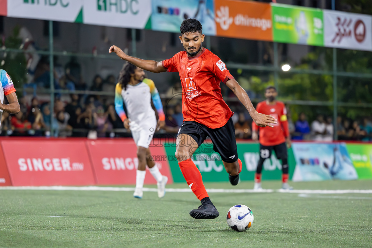 United BML vs ADK Synergy in Club Maldives Cup 2024 held in Rehendi Futsal Ground, Hulhumale', Maldives on Thursday, 3rd October 2024.
Photos: Ismail Thoriq / images.mv