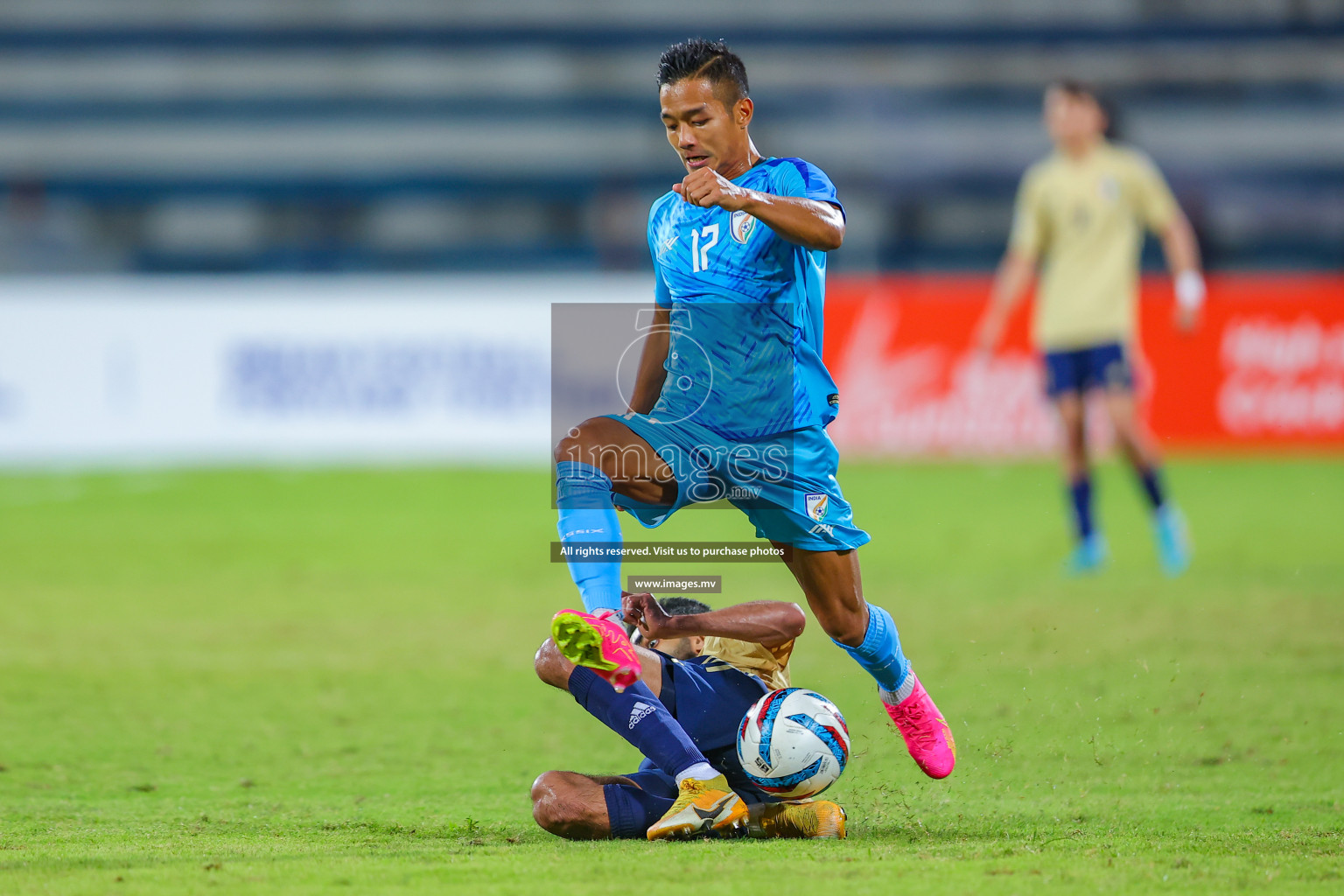 India vs Kuwait in SAFF Championship 2023 held in Sree Kanteerava Stadium, Bengaluru, India, on Tuesday, 27th June 2023. Photos: Nausham Waheed/ images.mv