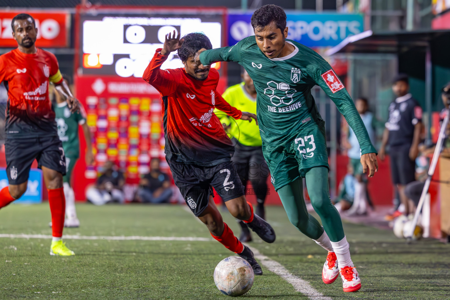 L Gan vs Th Thimarafushi in Zone Round on Day 30 of Golden Futsal Challenge 2025 was held on Monday , 3rd February 2025, in Hulhumale', Maldives.
Photos: Ismail Thoriq / images.mv