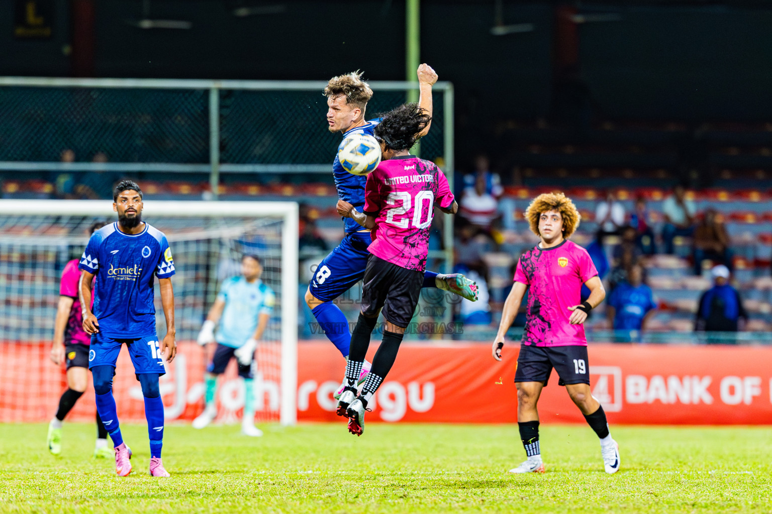 United Victory vs New Radiant Sports Club in Dhivehi Premier League 2025/26 held in National Football Stadium, Male', Maldives on Thursday, 25th September 2025. Photos: Areef Adam / Images.mv