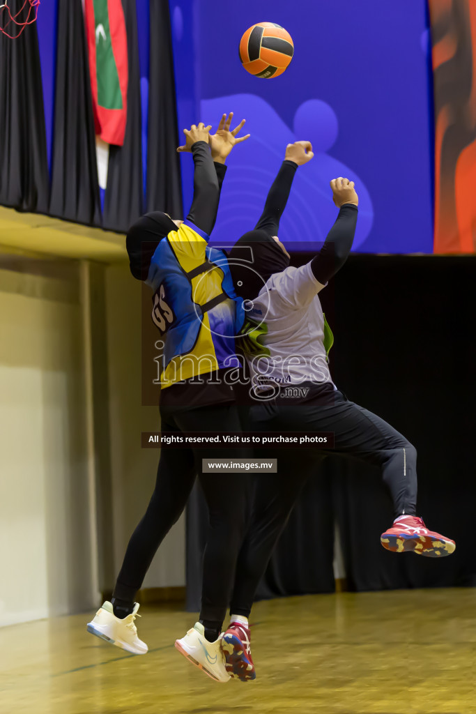 Club Green Streets vs KYRS in the Milo National Netball Tournament 2022 on 21 July 2022, held in Social Center, Male', Maldives. Photographer: Shuu / Images.mv