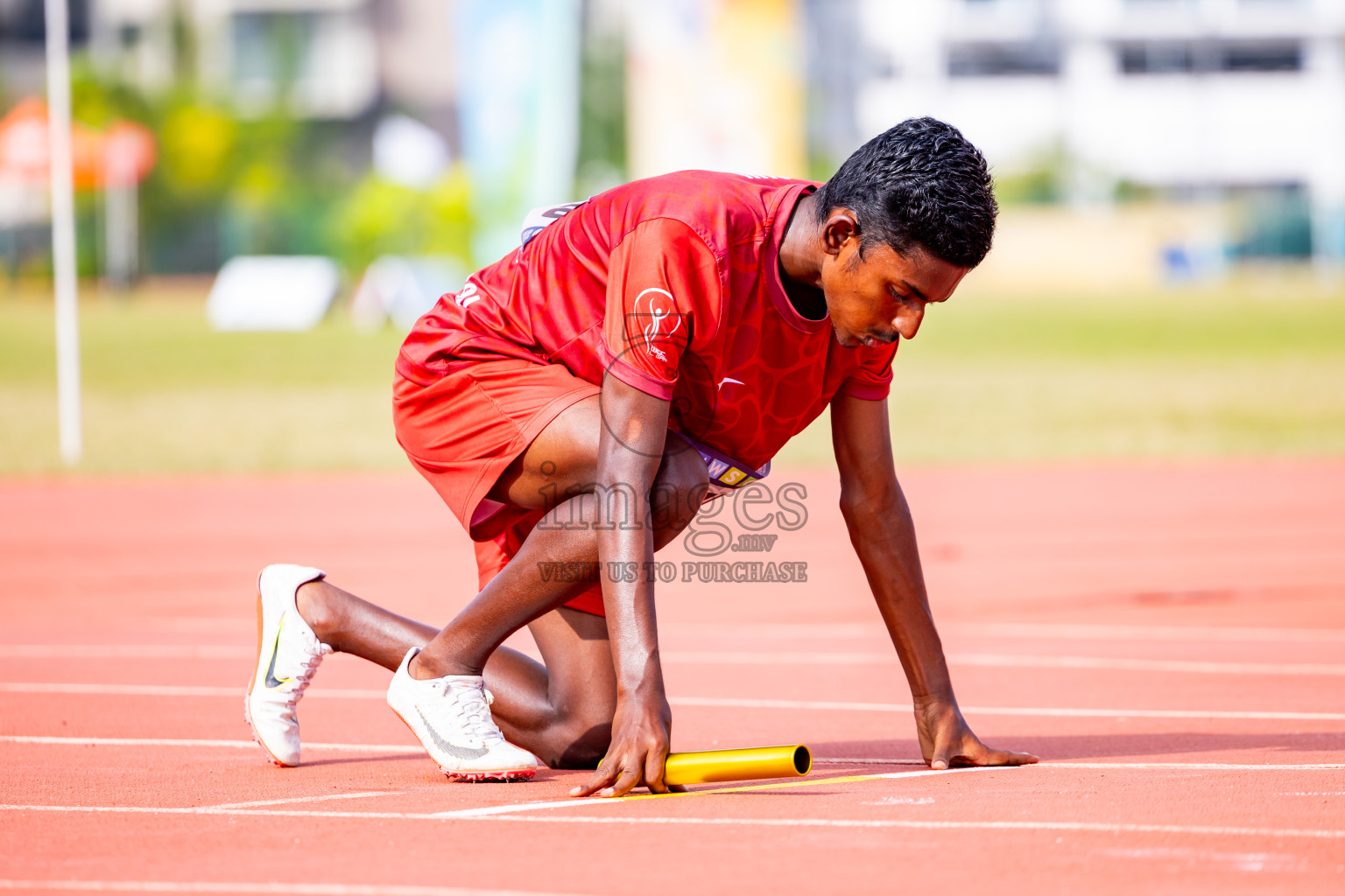 Day 5 of MWSC Interschool Athletics Championships 2024 held in Hulhumale Running Track, Hulhumale, Maldives on Wednesday, 13th November 2024. Photos by: Nausham Waheed / Images.mv