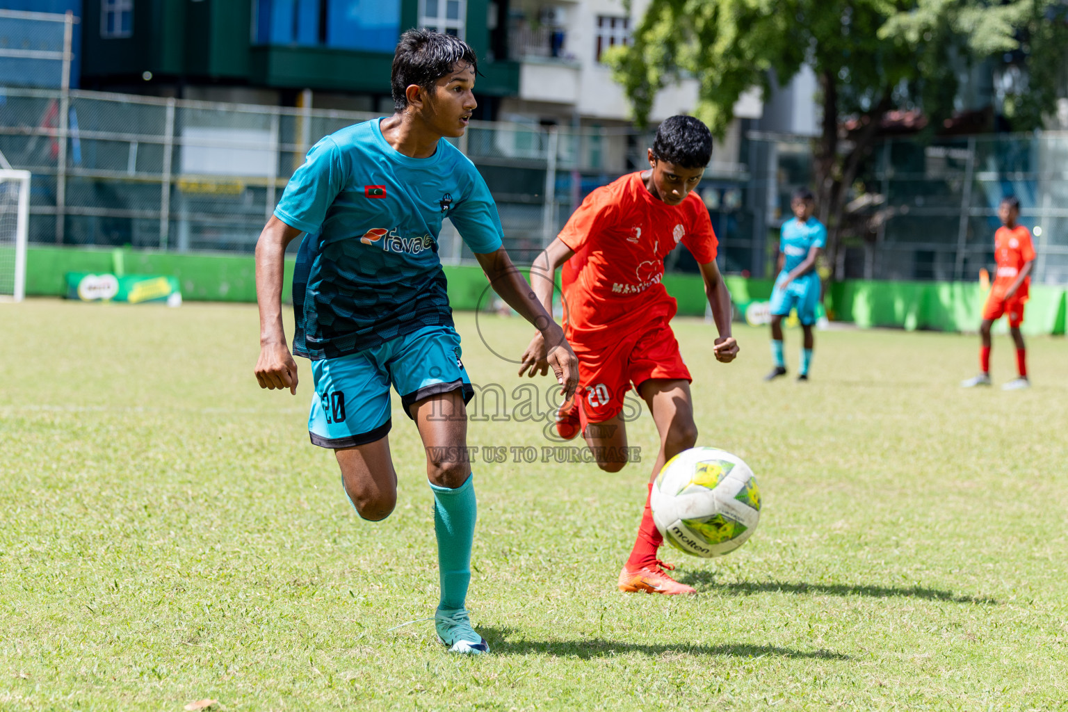 Day 4 of MILO Academy Championship 2024 (U-14) was held in Henveyru Stadium, Male', Maldives on Sunday, 3rd November 2024. 
Photos: Hassan Simah / Images.mv