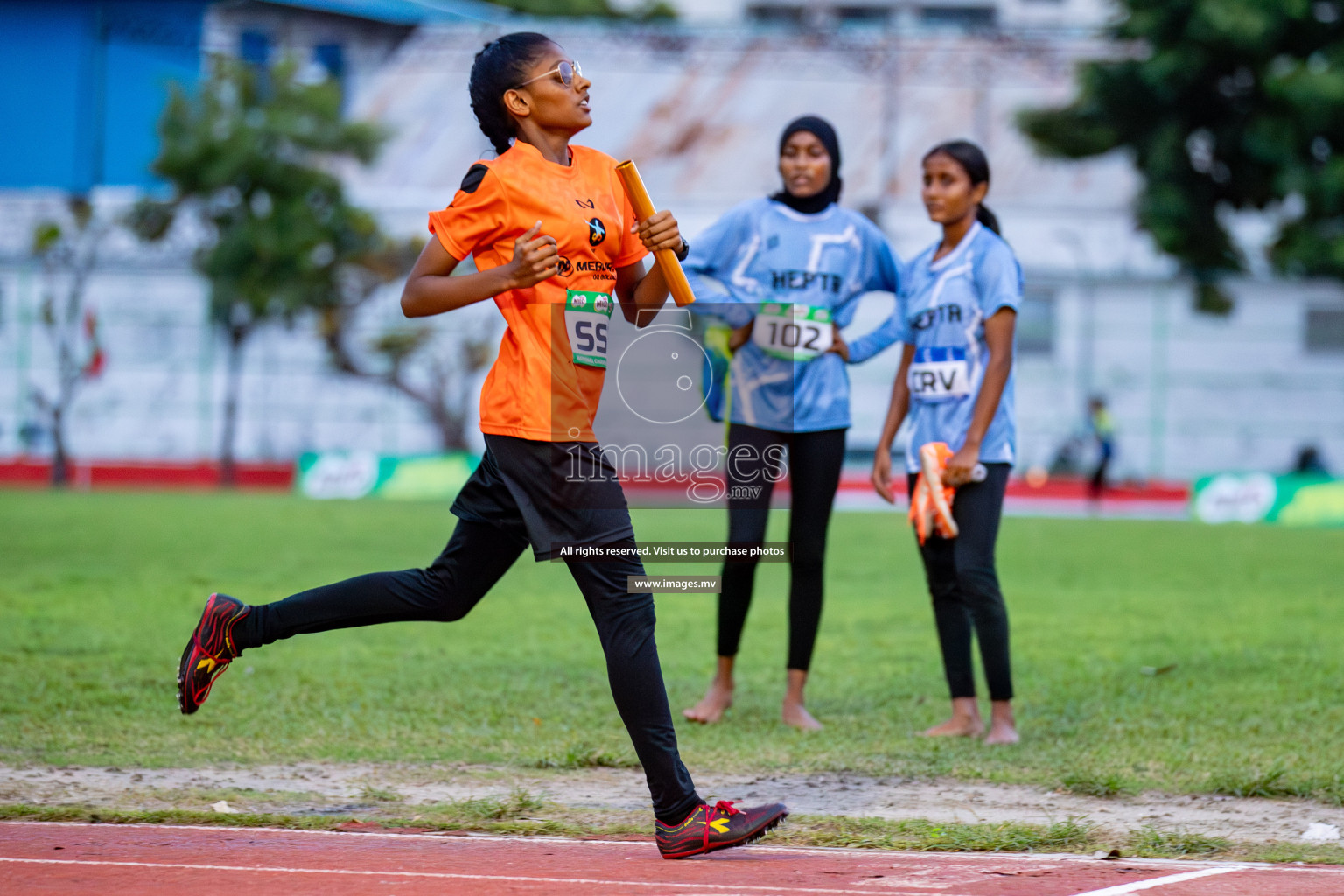 Day 2 of National Athletics Championship 2023 was held in Ekuveni Track at Male', Maldives on Friday, 24th November 2023. Photos: Hassan Simah / images.mv