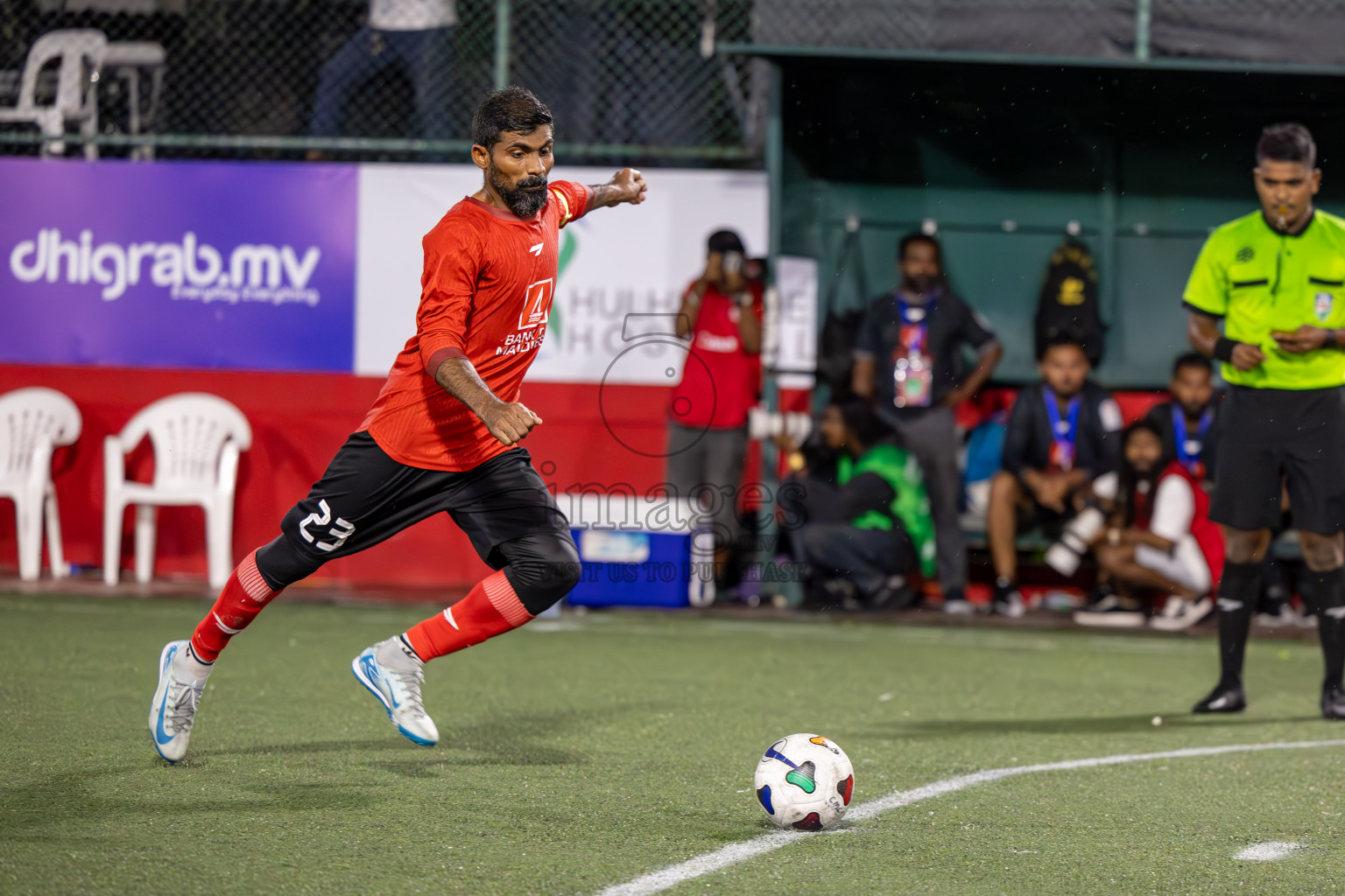 United BML vs Dhiraagu in Round of 16 of Club Maldives Cup 2024 held in Rehendi Futsal Ground, Hulhumale', Maldives on Tuesday, 8th October 2024. Photos: Ismail Thoriq / images.mv