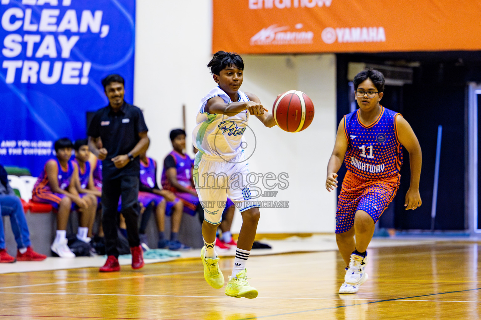 Finland International School vs Brightway International School in day 10 of Junior Championship 2024 was held in Social Center, Male', Maldives on Thursday, 21st November 2024. Photos: Nausham Waheed / images.mv