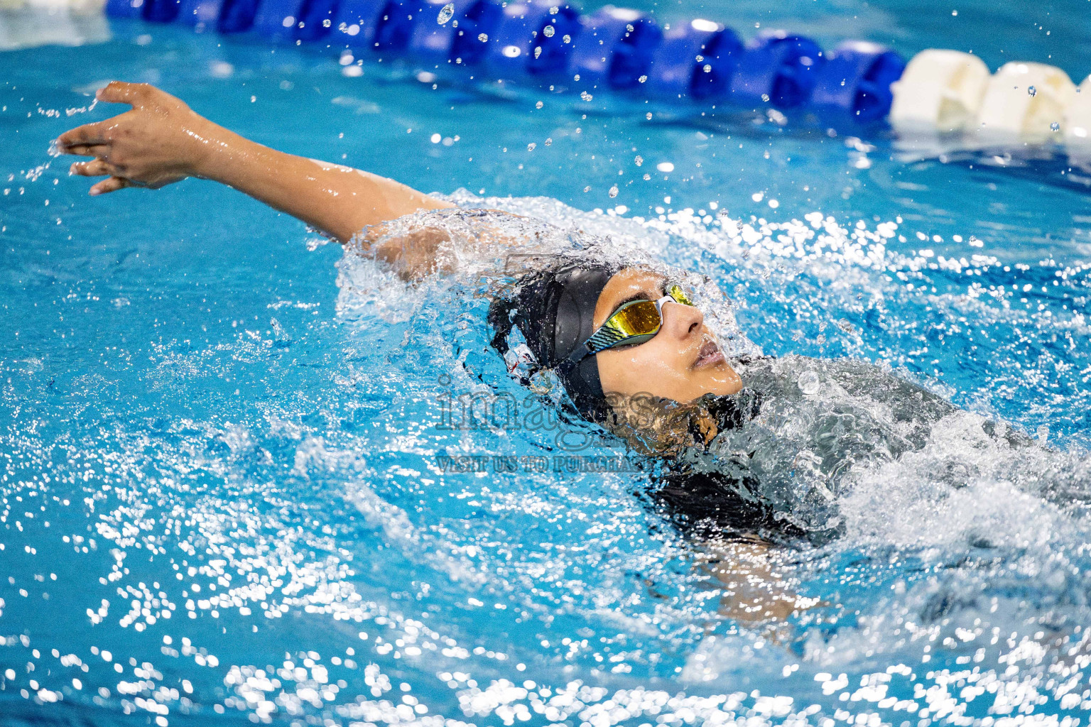 Day 5 of National Swimming Competition 2024 held in Hulhumale', Maldives on Tuesday, 17th December 2024. Photos: Hassan Simah / images.mv