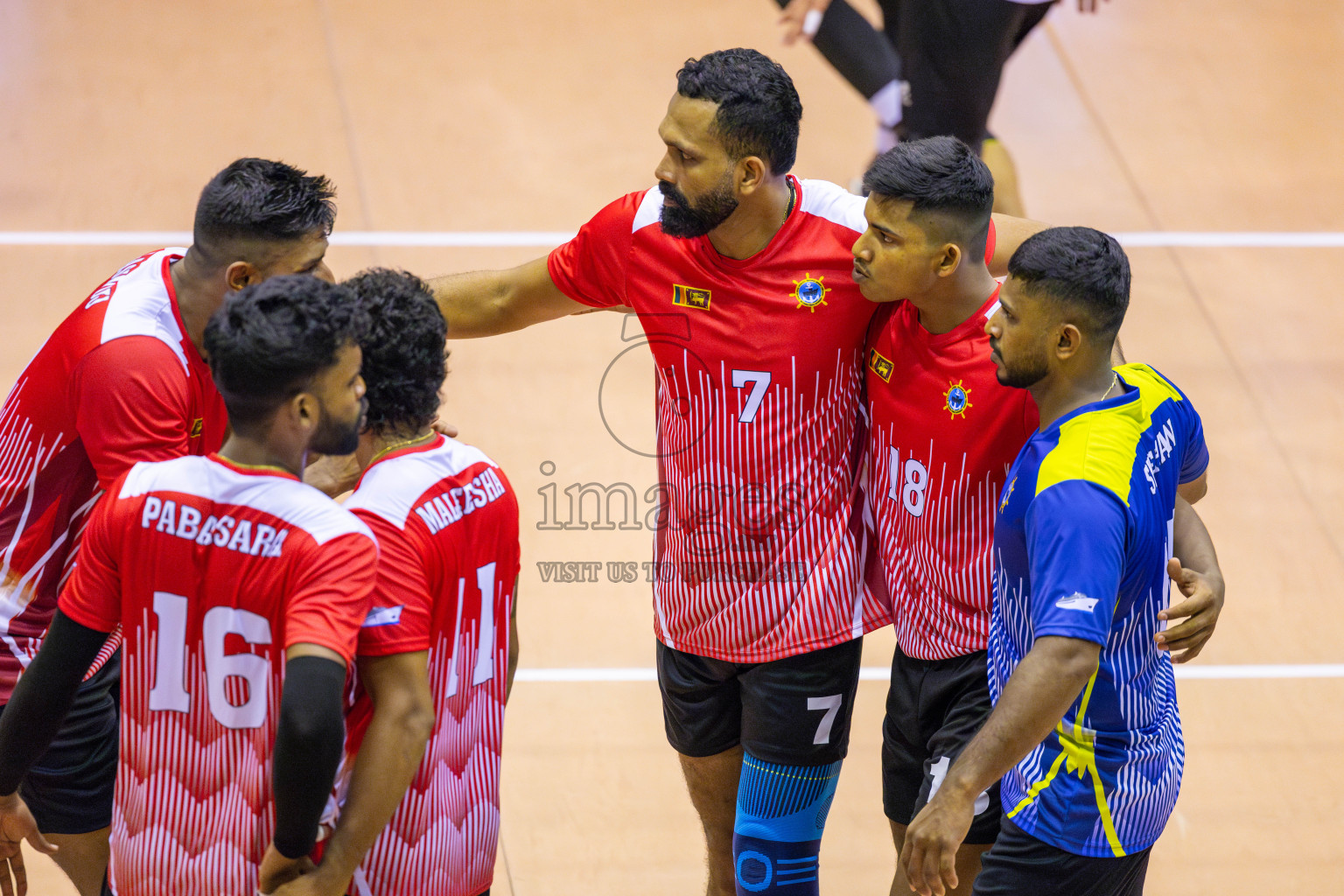 Zhaiyk VC vs Sri Lanka Ports Authority in Day 1 of CAVA Champions League 2025 held in Male', Maldives on Thursday, 17th July 2025 at Social Center Indoor Hall 
Photos By: Ismail Thoriq / images.mv