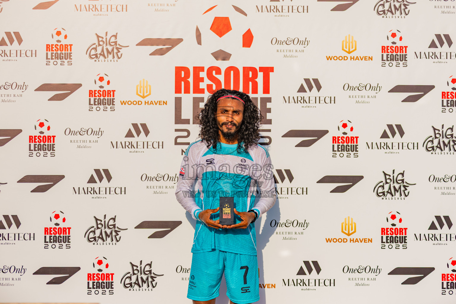 VARU vs SUMMER Island in Resort League 2025 (North Male Zone) day 7 was held on Tuesday, 9th September 2025 in One And Only Reethi Rah Maldives Resort, Photos: Areef Adam / images.mv