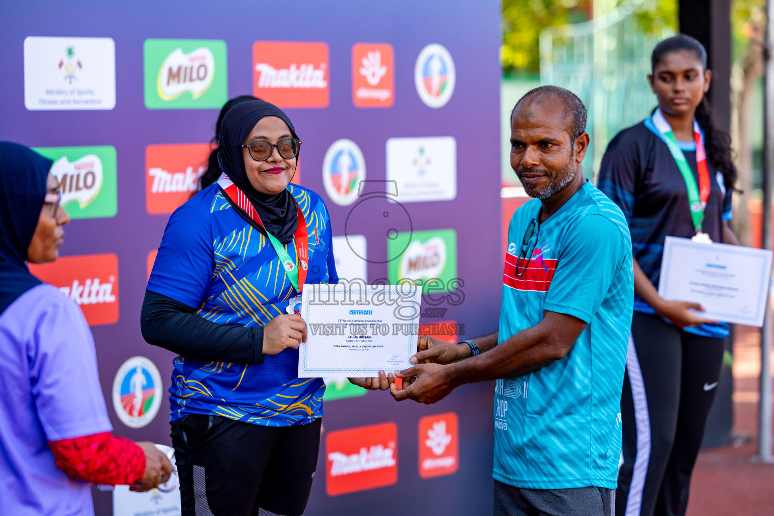 Day 1 of 33rd National Athletics Championship was held in Ekuveni Track at Male', Maldives on Thursday, 5th September 2024. Photos: Nausham Waheed / images.mv