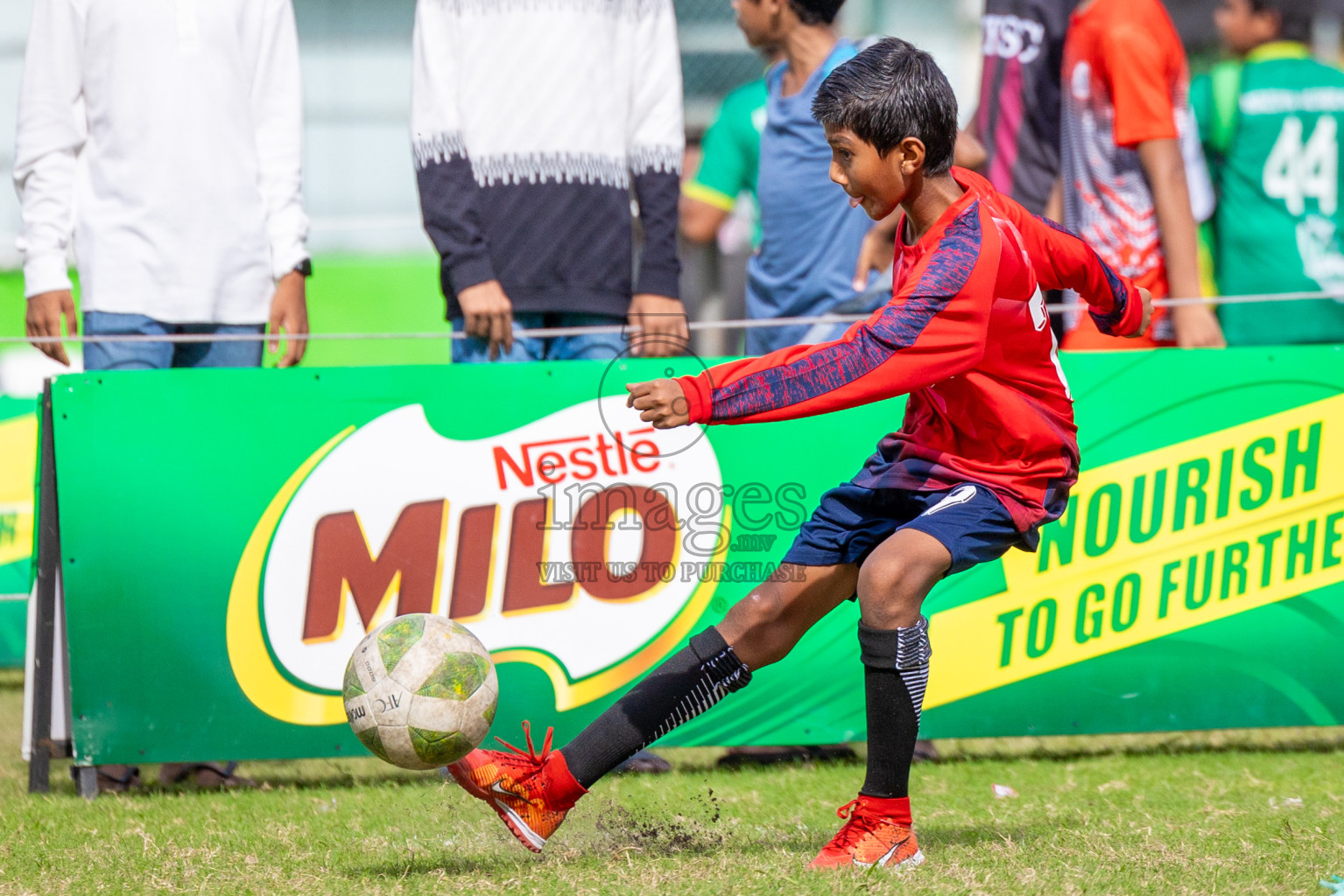 Day 1 of MILO Academy Championship 2024 - U12 was held at Henveiru Grounds in Male', Maldives on Thursday, 4th July 2024. Photos: Shuu Abdul Sattar / images.mv