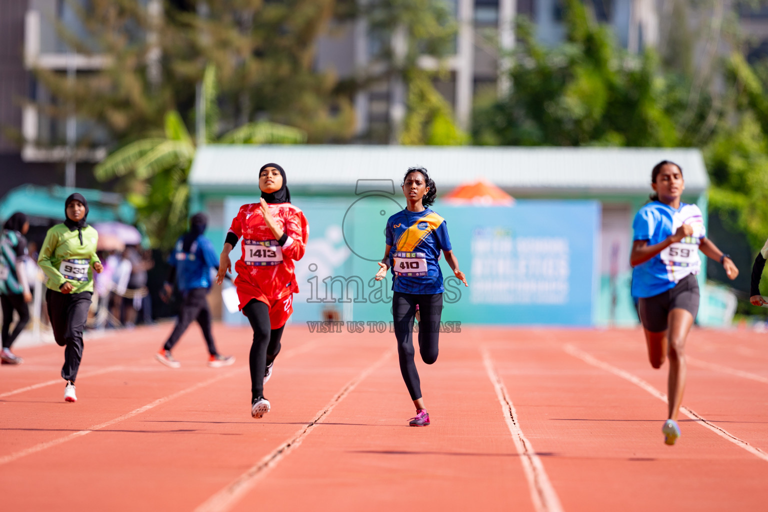 Day 3 of MWSC Interschool Athletics Championships 2024 held in Hulhumale Running Track, Hulhumale, Maldives on Monday, 11th November 2024. 
Photos by: Hassan Simah / Images.mv