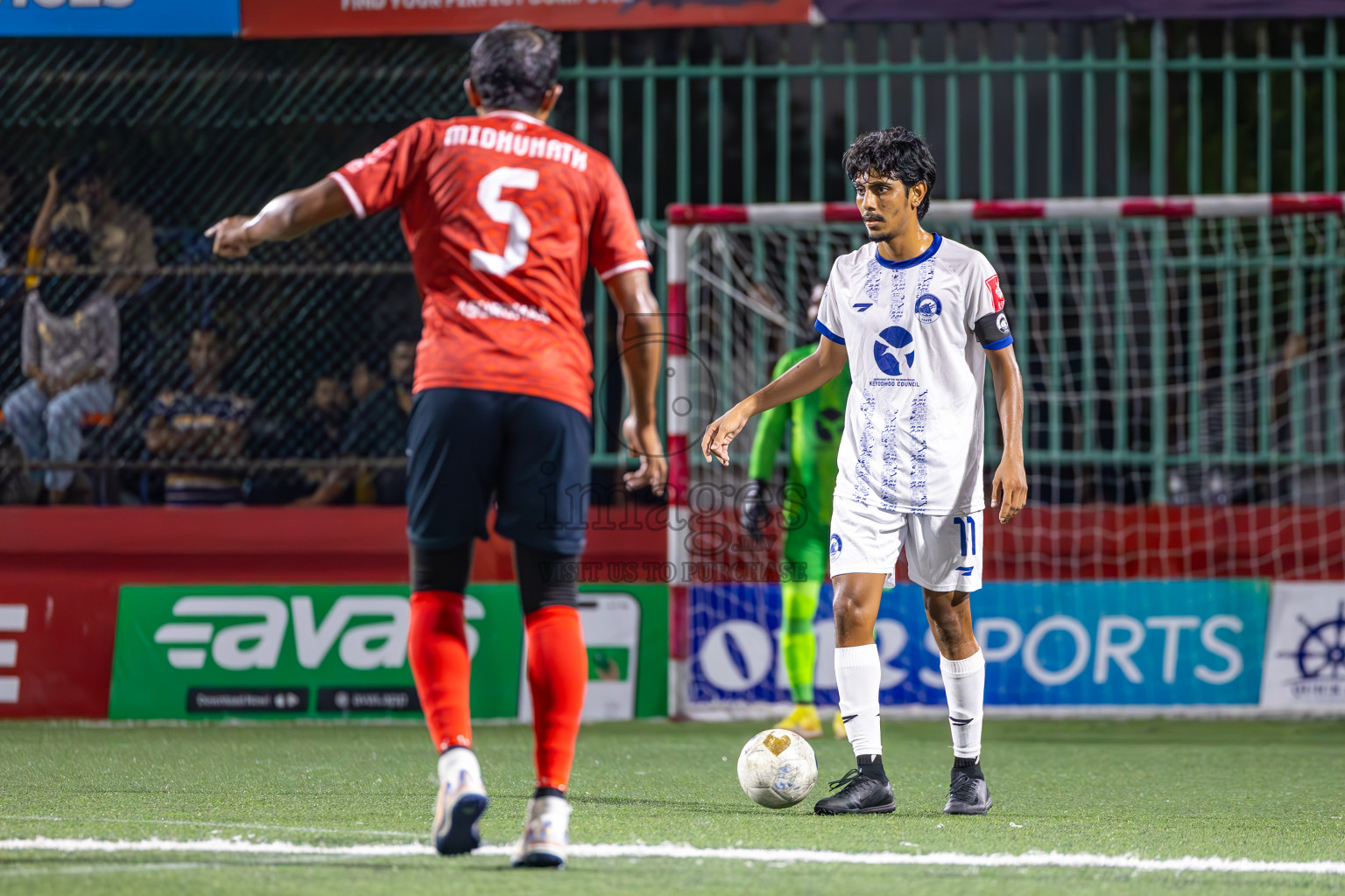 V Keyodhoo vs ADh Mahibadhoo in Zone Round on Day 30 of Golden Futsal Challenge 2025 was held on Monday , 3rd February 2025, in Hulhumale', Maldives.
Photos: Ismail Thoriq / images.mv