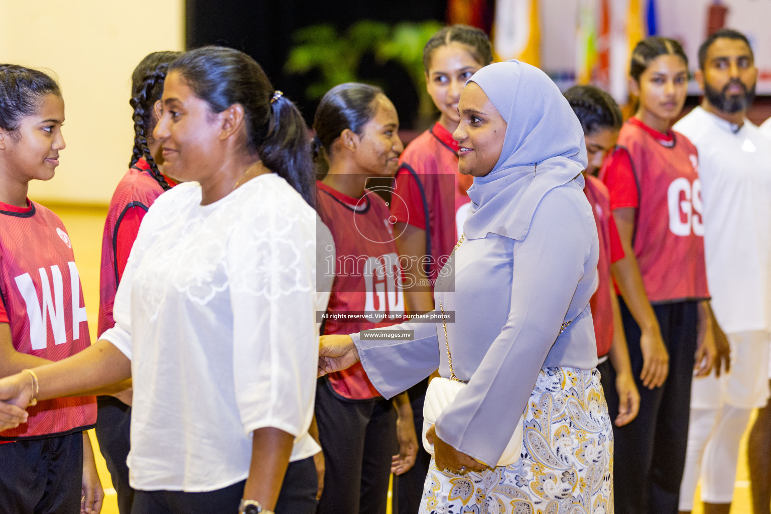 Final of 24th Interschool Netball Tournament 2023 was held in Social Center, Male', Maldives on 7th November 2023. Photos: Nausham Waheed / images.mv