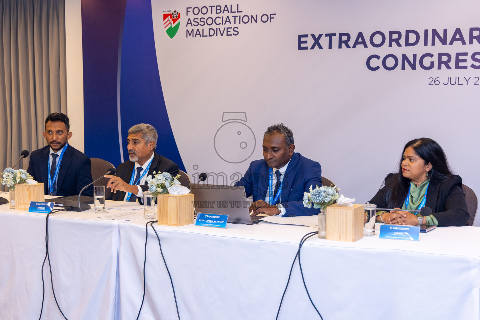 FAM Extraordinary Congress 2025 was held on Saturday, 26th July 2025, in Male', Maldives 
Photos: Mohamed Mahfooz Moosa / images.mv