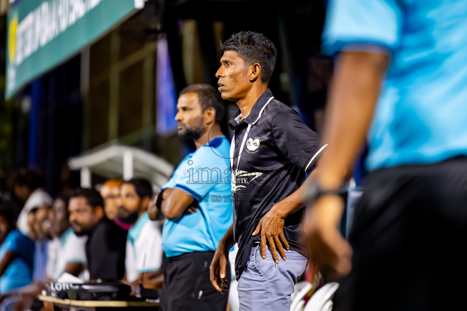 Goidhoo vs Dhonfan in Quater Finals of Better in Baa Futsal Fiesta 2025 Men's division held in B. Eydhafushi, Maldives on Thursday, 13th November 2025. Photos: Nausham Waheed / images.mv