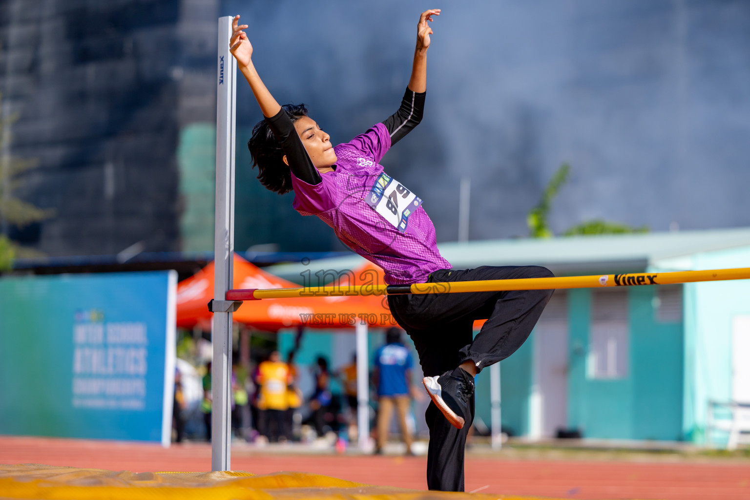 Day 4 of MWSC Interschool Athletics Championships 2024 held in Hulhumale Running Track, Hulhumale, Maldives on Tuesday, 12th November 2024. Photos by: Nausham Waheed / Images.mv