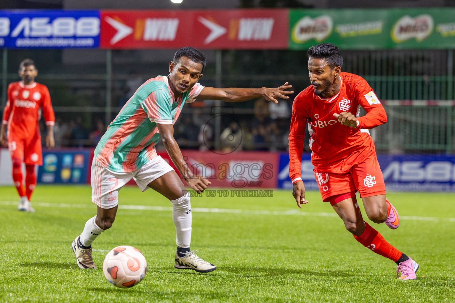 Joali Maldives vs Club Combination (Eydhafushi) in Kings Cup of Club Maldives 2025 was held in Rehendhi Futsal Ground, Hulhumale', Maldives on Saturday, 6th September 2025. Photos: Ismail Thoriq / images.mv