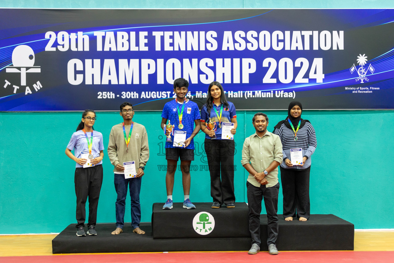 29th Table Tennis Association Championship 2024, 30th August 2024 at Male'TT Hall,Photos by Shuu Abdul Sattar