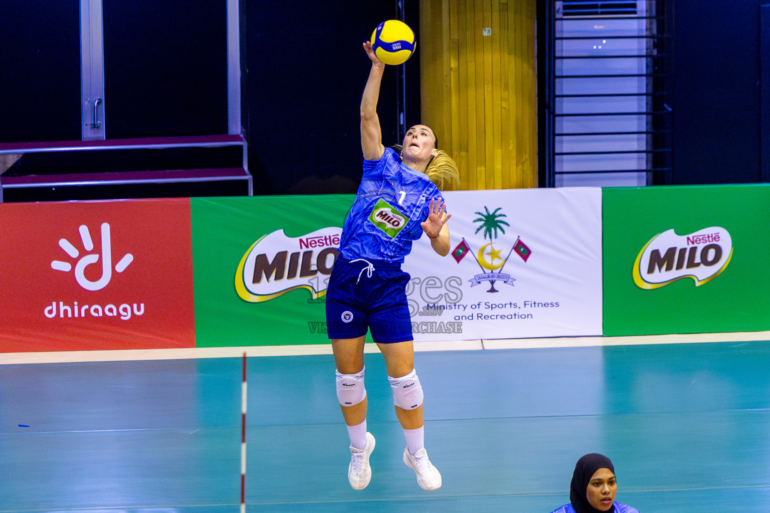 Police Club vs Club Wamco in the Final of Women's Division of VAM Cup 2025 held in Male', Maldives on Thursdsay, 17th April 2025 at Social Center Indoor Hall Photos By: Nausham Waheed / images.mv