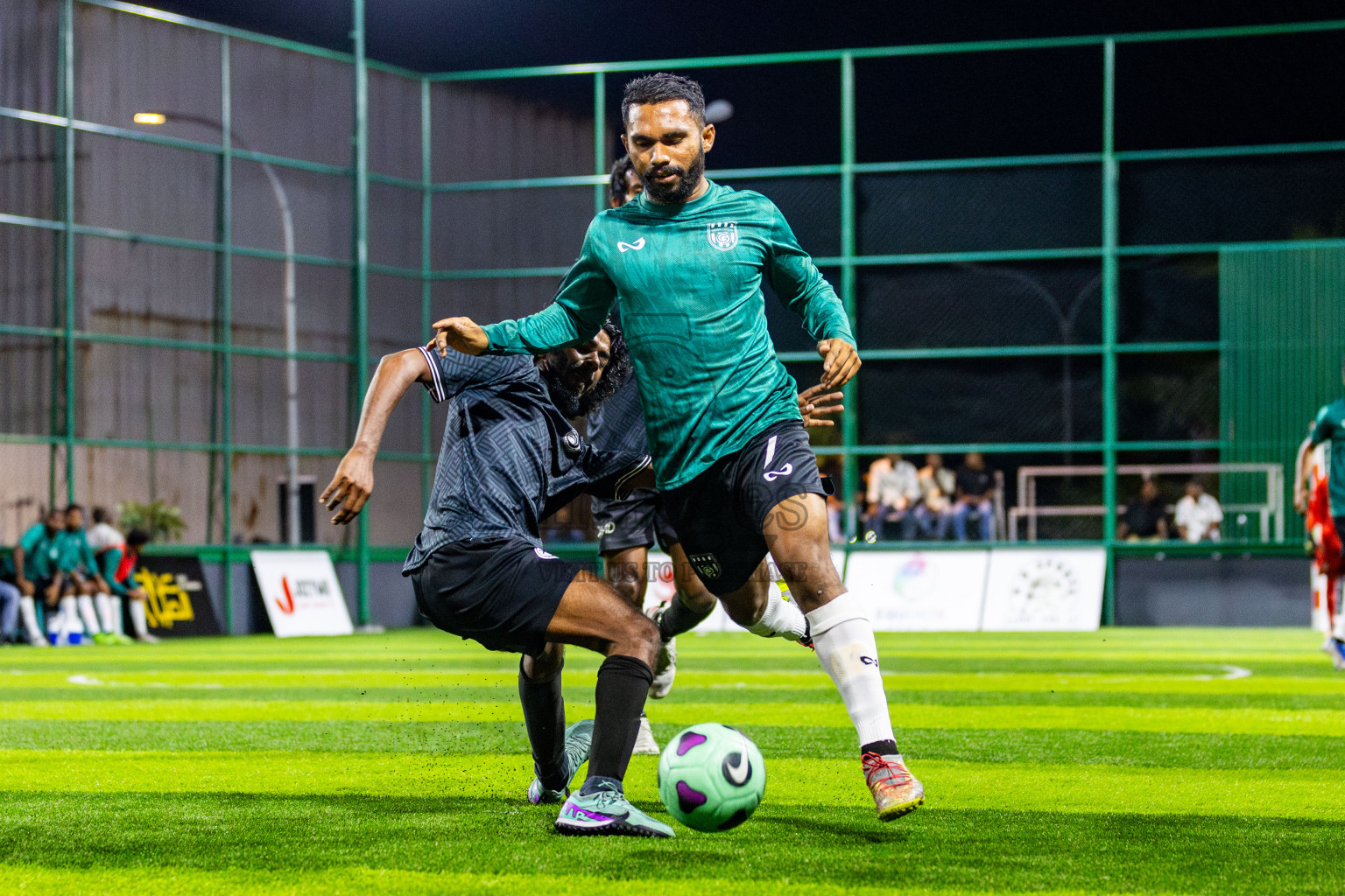Fasgangu SC vs Green Lakers in Day 7 of BG Futsal Challenge 2024 was held on Monday, 18th March 2024, in Male', Maldives Photos: Nausham Waheed / images.mv