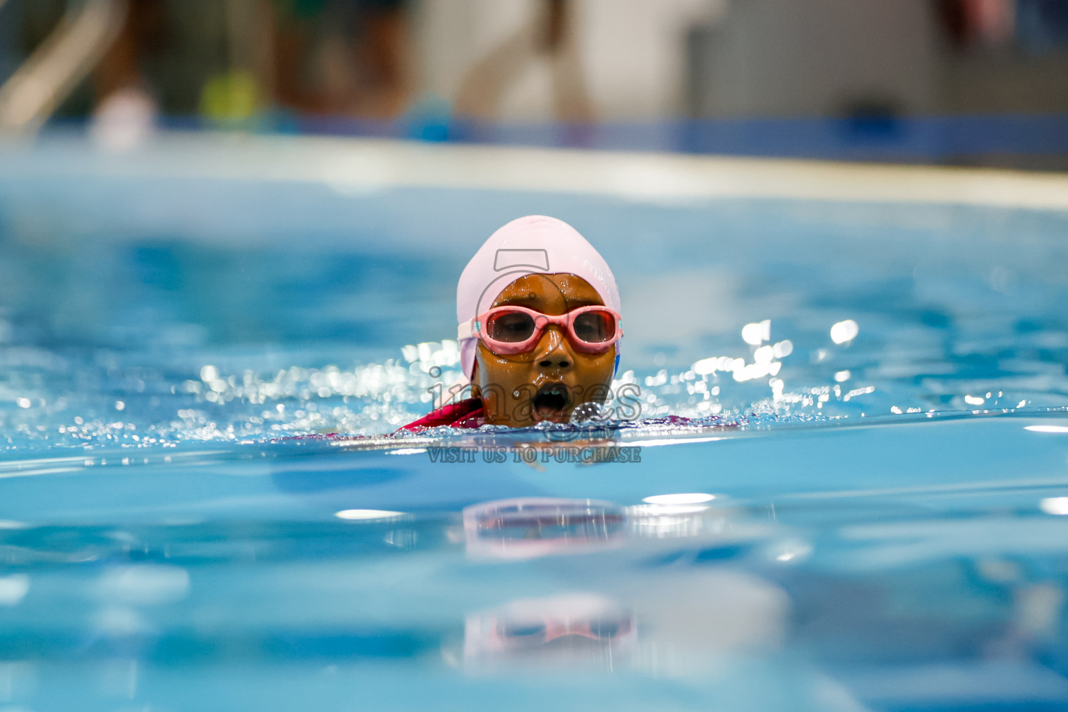 Day 4 of BML 6th National Kids Swimming Kids Festival 2025 held in Hulhumale', Maldives on Thursday, 6th November 2024. 
Photos: Hassan Simah / images.mv