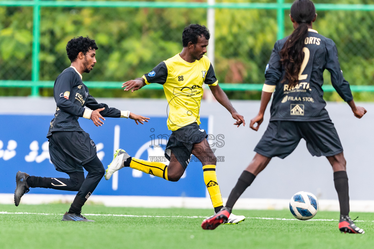 JT Sports vs Kanmathi Juniors from Final of Manadhoo Council Cup 2024 in N Manadhoo Maldives on Tuesday, 27th February 2023. Photos: Nausham Waheed / images.mv