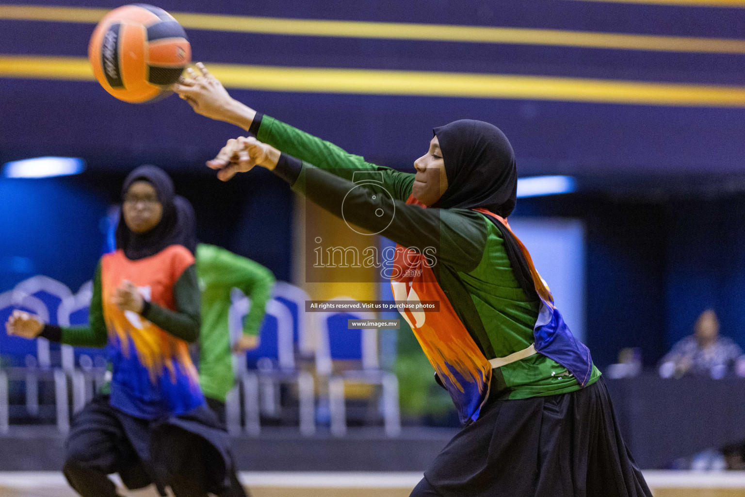 Day7 of 24th Interschool Netball Tournament 2023 was held in Social Center, Male', Maldives on 2nd November 2023. Photos: Nausham Waheed / images.mv