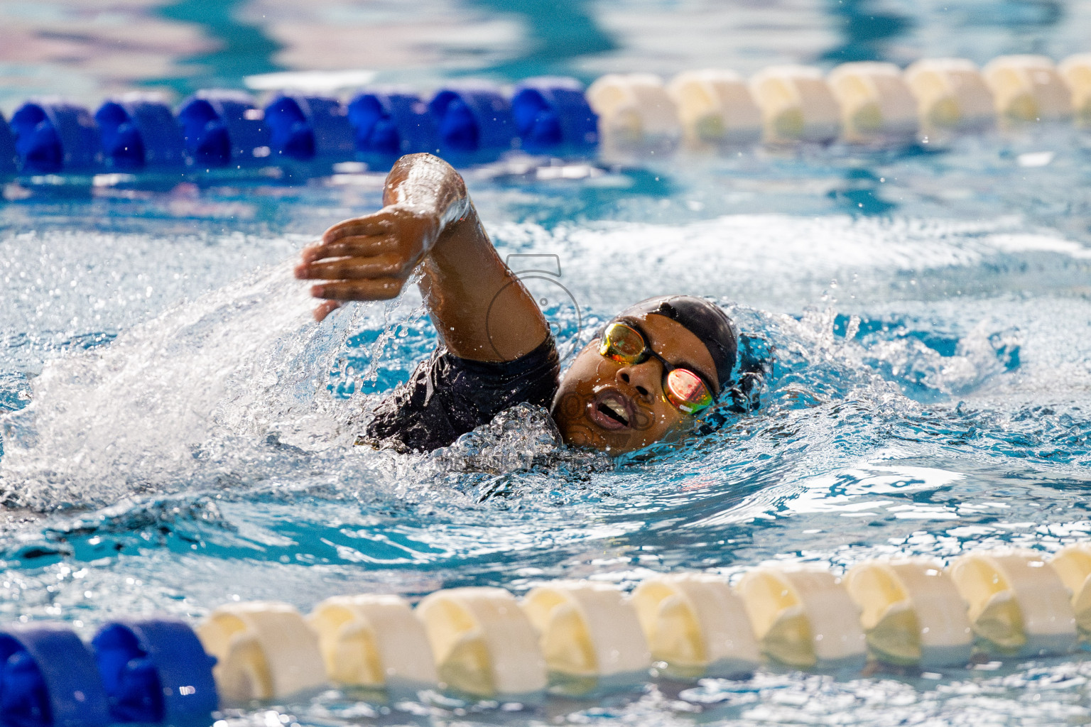 Day 4 of National Swimming Competition 2024 held in Hulhumale', Maldives on Monday, 16th December 2024. 
Photos: Hassan Simah / images.mv