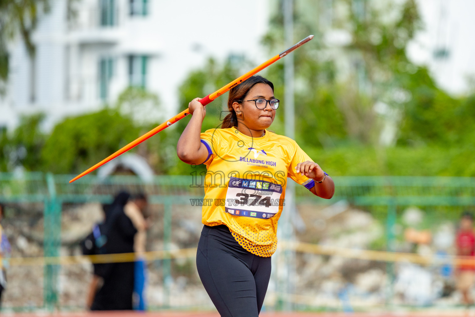 Day 2 of MWSC Interschool Athletics Championships 2024 held in Hulhumale Running Track, Hulhumale, Maldives on Sunday, 10th November 2024. 
Photos by: Hassan Simah / Images.mv