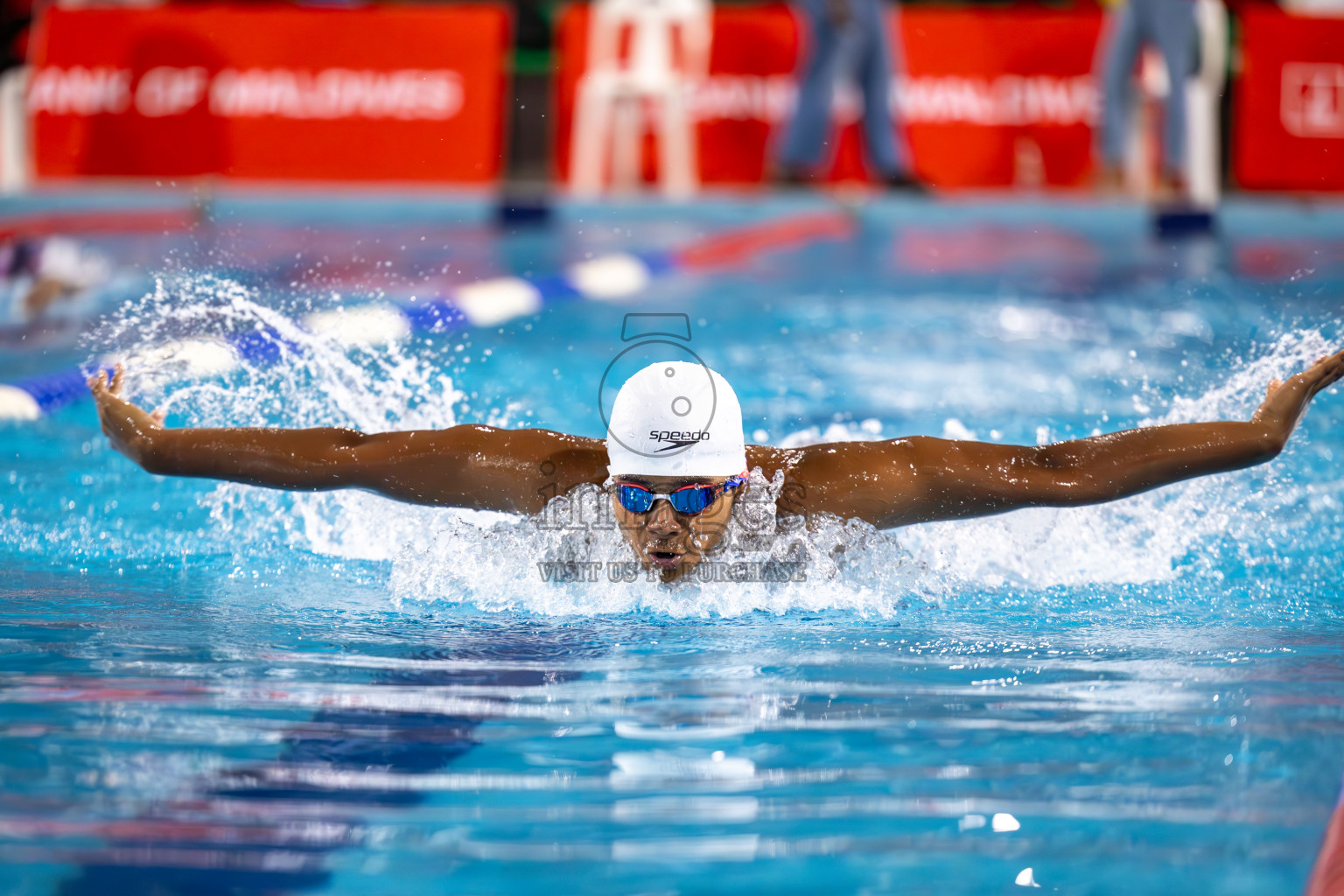 Day 2 of 20th BML Inter-school Swimming Competition 2024 held in Hulhumale', Maldives on Sunday, 13th October 2024. Photos: Ismail Thoriq / images.mv