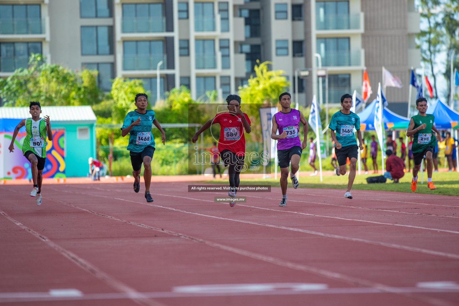 Day two of Inter School Athletics Championship 2023 was held at Hulhumale' Running Track at Hulhumale', Maldives on Sunday, 15th May 2023. Photos: Nausham Waheed / images.mv