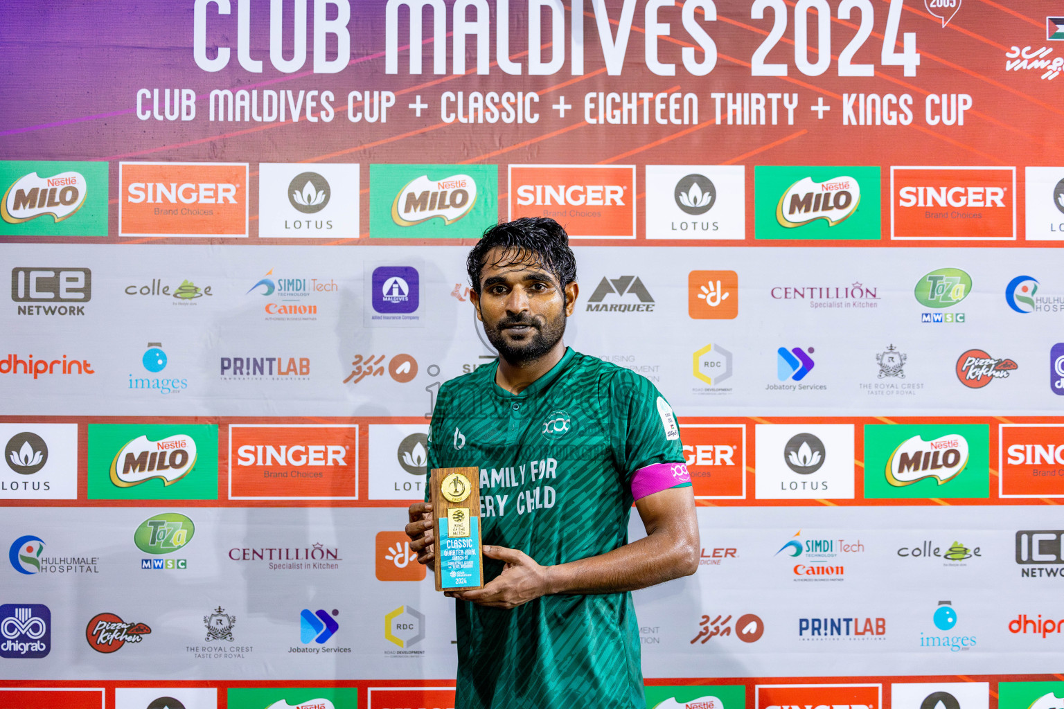 TEAM BADHAHI vs THAULEEMEE GULHUN in Club Maldives Classic 2024 held in Rehendi Futsal Ground, Hulhumale', Maldives on Monday, 16th September 2024. Photos: Shu / images.mv