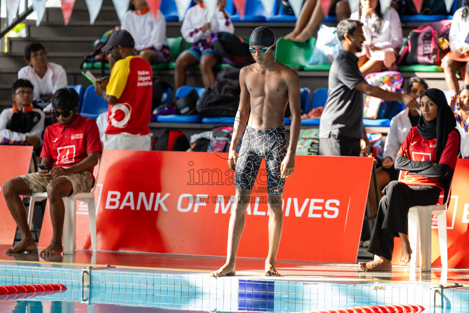 Day 4 of 20th Inter-school Swimming Competition 2024 held in Hulhumale', Maldives on Tuesday, 15th October 2024. Photos: Ismail Thoriq / images.mv