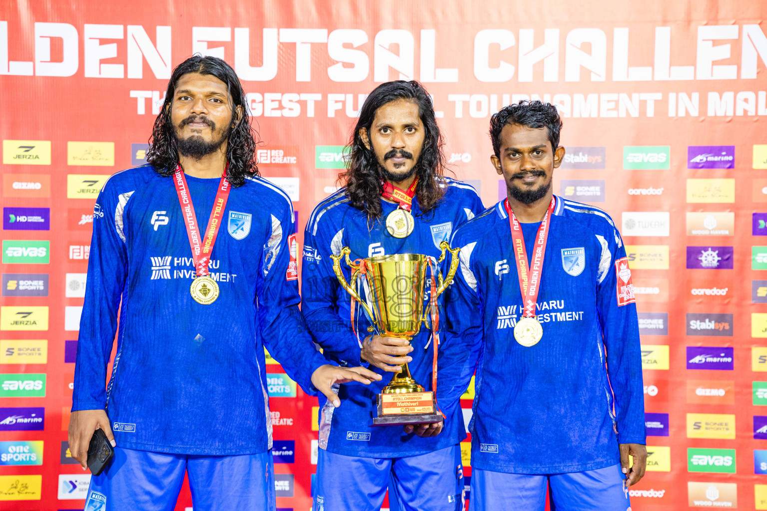 AA. Mathiveri VS AA. Thoddoo in Atoll Round Final on Day 20 of Golden Futsal Challenge 2025 was held on Thursday, 23rd January 2025, in Hulhumale', Maldives. Photos: Abdulla Abeed / images.mv