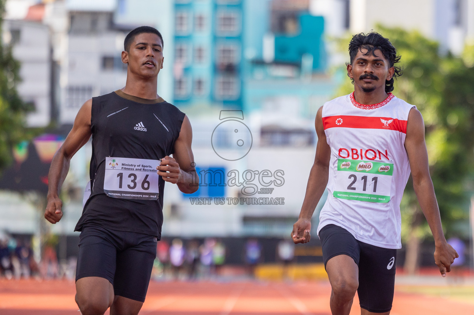 Day 1 of 33rd National Athletics Championship was held in Ekuveni Track at Male', Maldives on Thursday, 5th September 2024. Photos: Shuu Abdul Sattar / images.mv