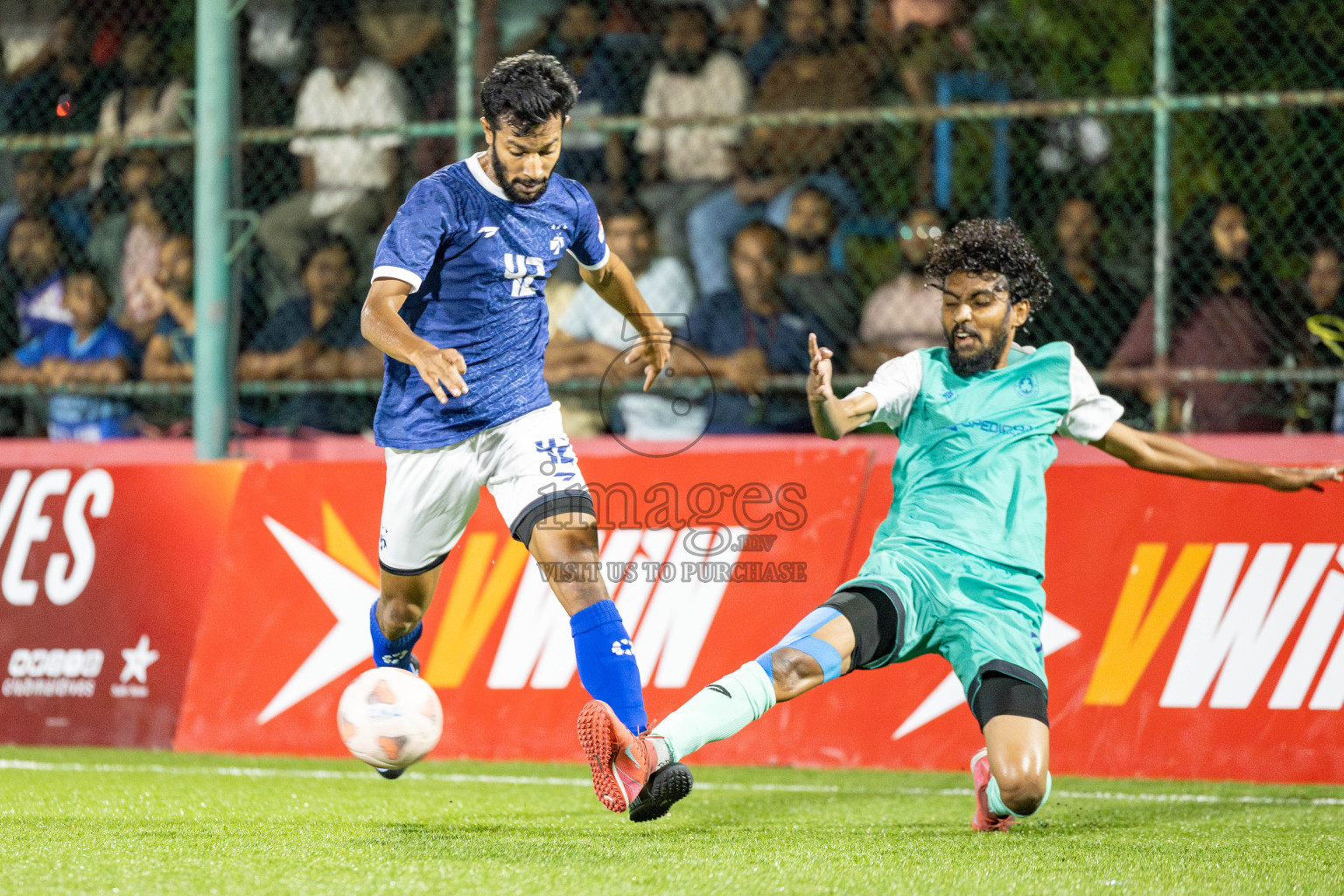 MACL vs Club Immigration in Day 7 of Club Maldives Cup 2025 was held in Rehendhi Futsal Ground, Hulhumale', Maldives on Tuesday, 7 October 2025. 
Photos: Hassan Simah / images.mv