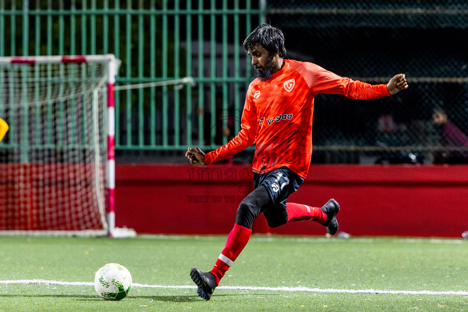 WAMCO vs Veliga in Day 10 of Office League 2025 was held on Friday, 25th April 2025 in Hulhumale', Maldives. Photos: Nausham Waheed / images.mv