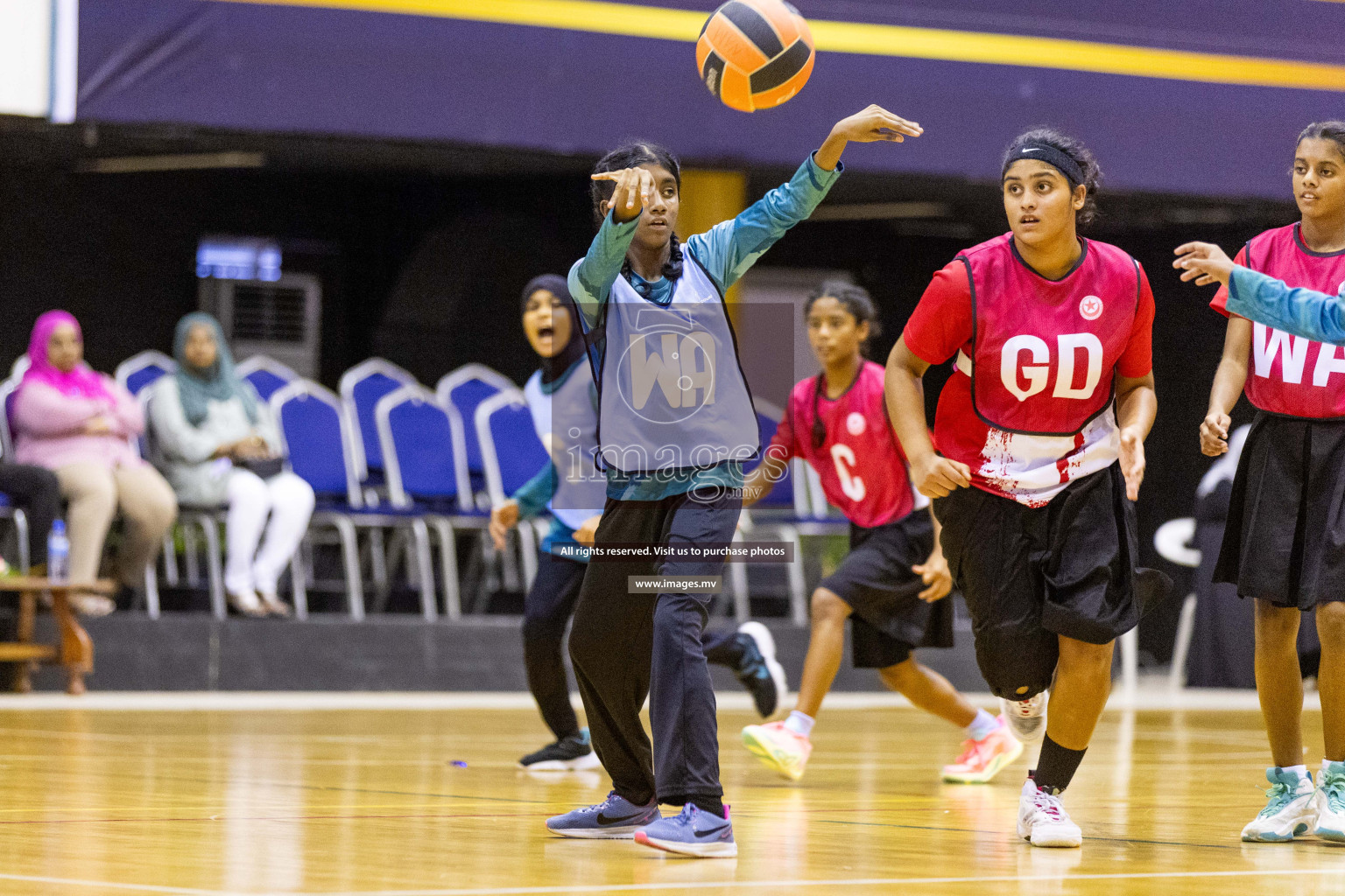 Final of 24th Interschool Netball Tournament 2023 was held in Social Center, Male', Maldives on 7th November 2023. Photos: Nausham Waheed / images.mv