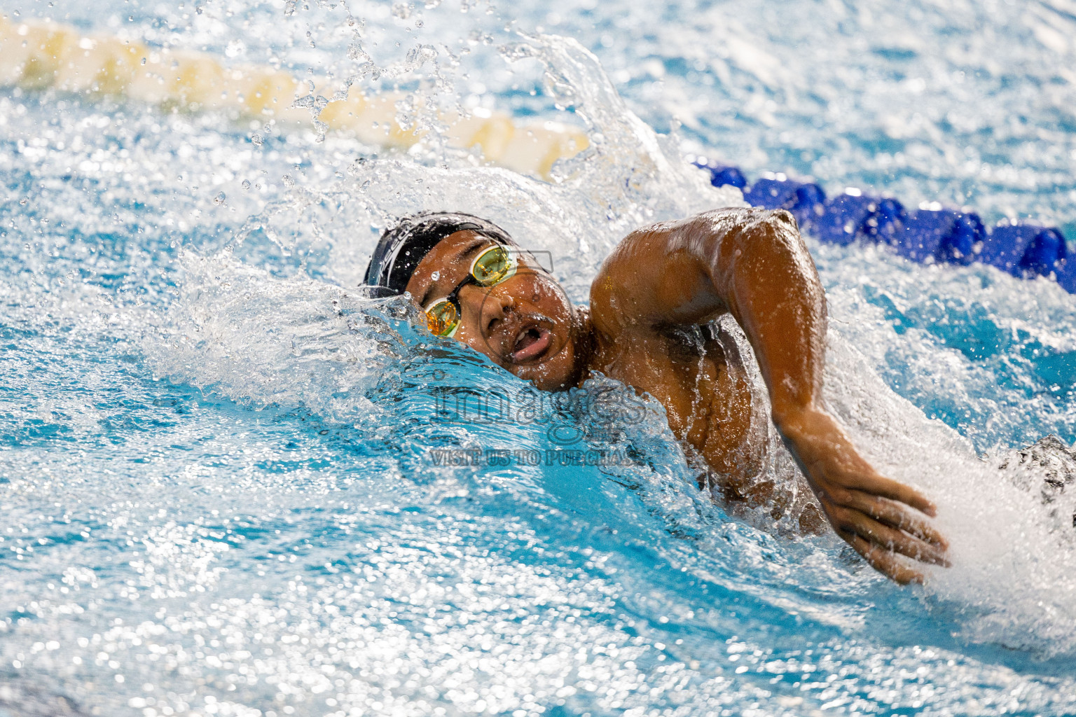 Day 4 of National Swimming Competition 2024 held in Hulhumale', Maldives on Monday, 16th December 2024. 
Photos: Hassan Simah / images.mv