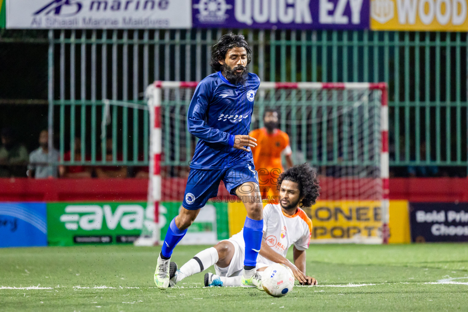 GA Maamendhoo VS GA Villingili in Day 8 of Golden Futsal Challenge 2025 was held on Sunday, 12th January 2025, in Hulhumale', Maldives Photos: Nausham Waheed , Ismail Thoriq / images.mv