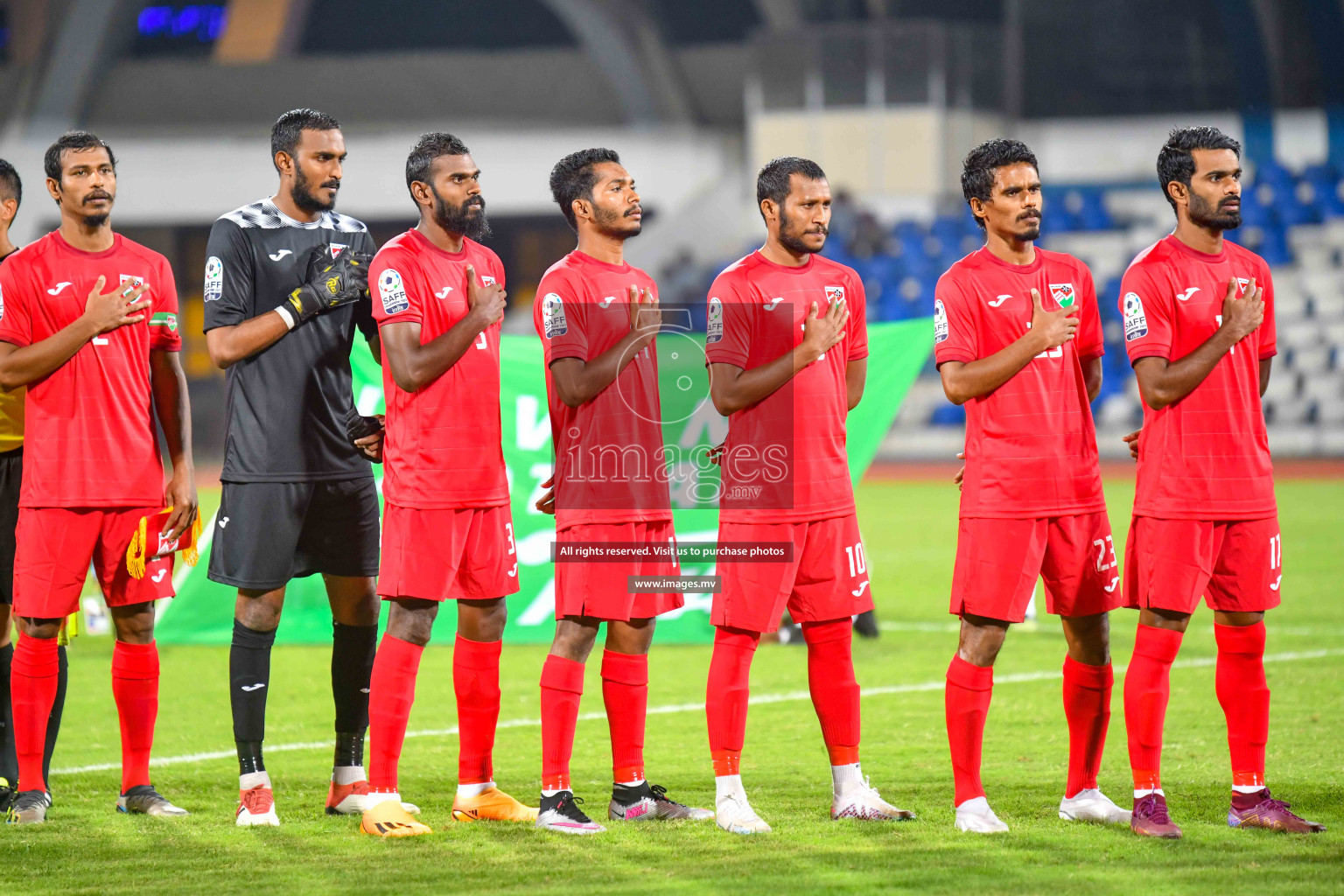 Maldives vs Bhutan in SAFF Championship 2023 held in Sree Kanteerava Stadium, Bengaluru, India, on Wednesday, 22nd June 2023. Photos: Nausham Waheed / images.mv