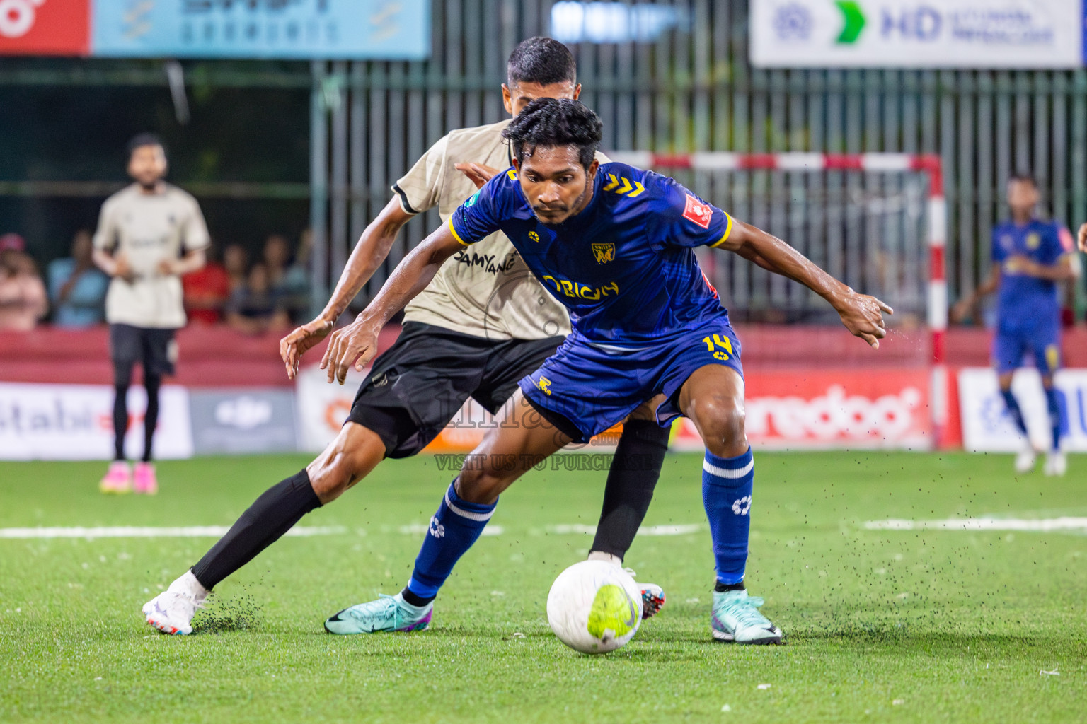 B Eydhafushi vs Lh Kurendhoo on Day 34 of Golden Futsal Challenge 2024 was held on Monday, 19th February 2024, in Hulhumale', Maldives
Photos: Mohamed Mahfooz Moosa / images.mv