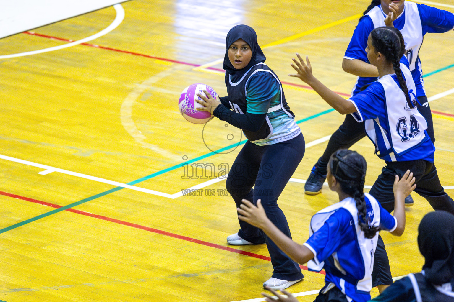 Day 10 of 26th Inter-School Netball Tournament 2025 was held in Social Center Indoor Hall on Tuesday, 28th October 2025. Photos: Ismail Thoriq / images.mv
