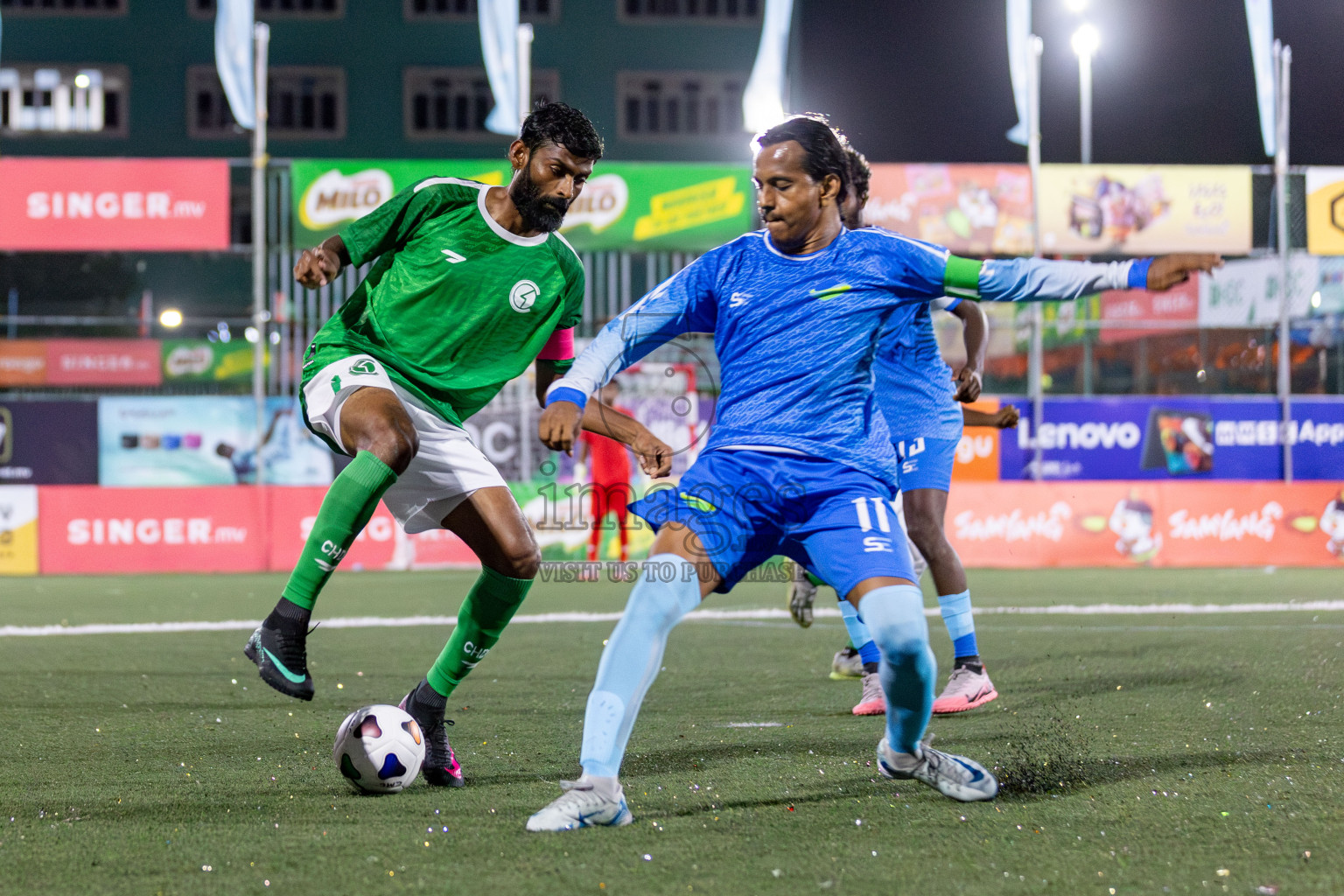 CLUB HDC vs CLUB FEN in Club Maldives Cup 2024 held in Rehendi Futsal Ground, Hulhumale', Maldives on Monday, 23rd September 2024. 
Photos: Mohamed Mahfooz Moosa / images.mv