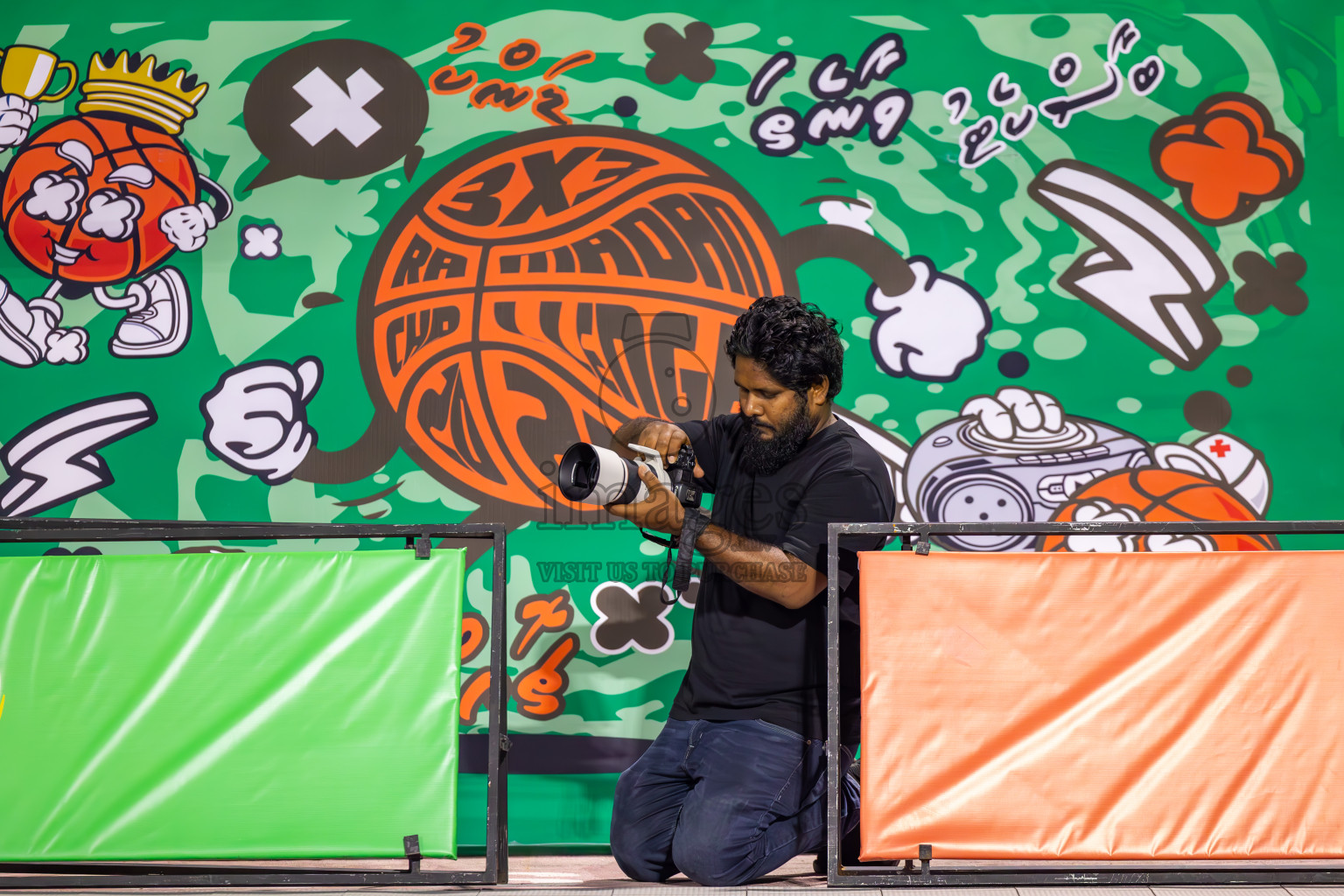 Day 2 of MILO Ramadan 3x3 Challenge 2024 was held in Ekuveni Outdoor Basketball Court at Male', Maldives on Wednesday, 13th March 2024.
Photos: Ismail Thoriq / images.mv