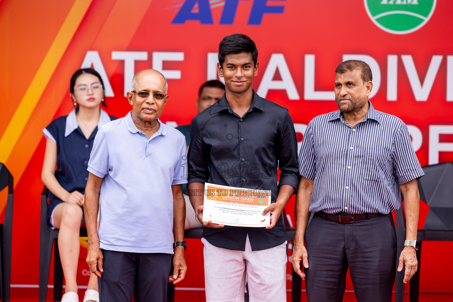 Finals of ATF Maldives Junior Open Tennis was held in Male' Tennis Court, Male', Maldives on Saturday, 21st December 2024. Photos: Nausham Waheed/ images.mv